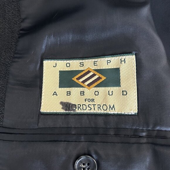 Joseph Abboud Gray 100% Wool 3 Button Suit Pleated Pants Size 41S - Picture 3 of 9